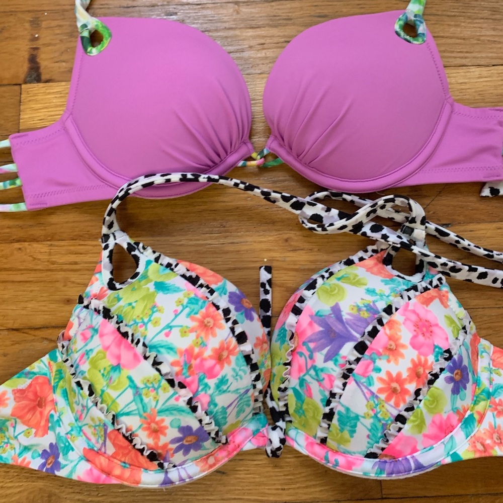 Bundle Of Two Vs Push-Up Bathing Suit Tops - image 1